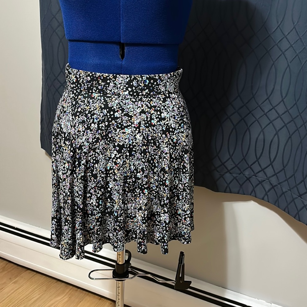 Floral skater skirt